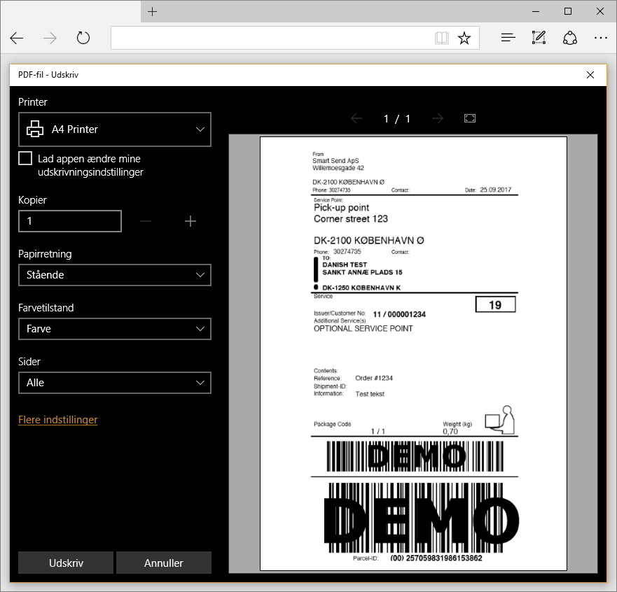 Windows A4 printing in Edge - Part 1/2
